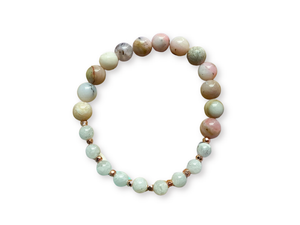 Pink Opal & Rainbow Moonstone || Reiki Infused