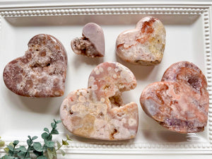 Pink Amethyst Heart Large || Brazil