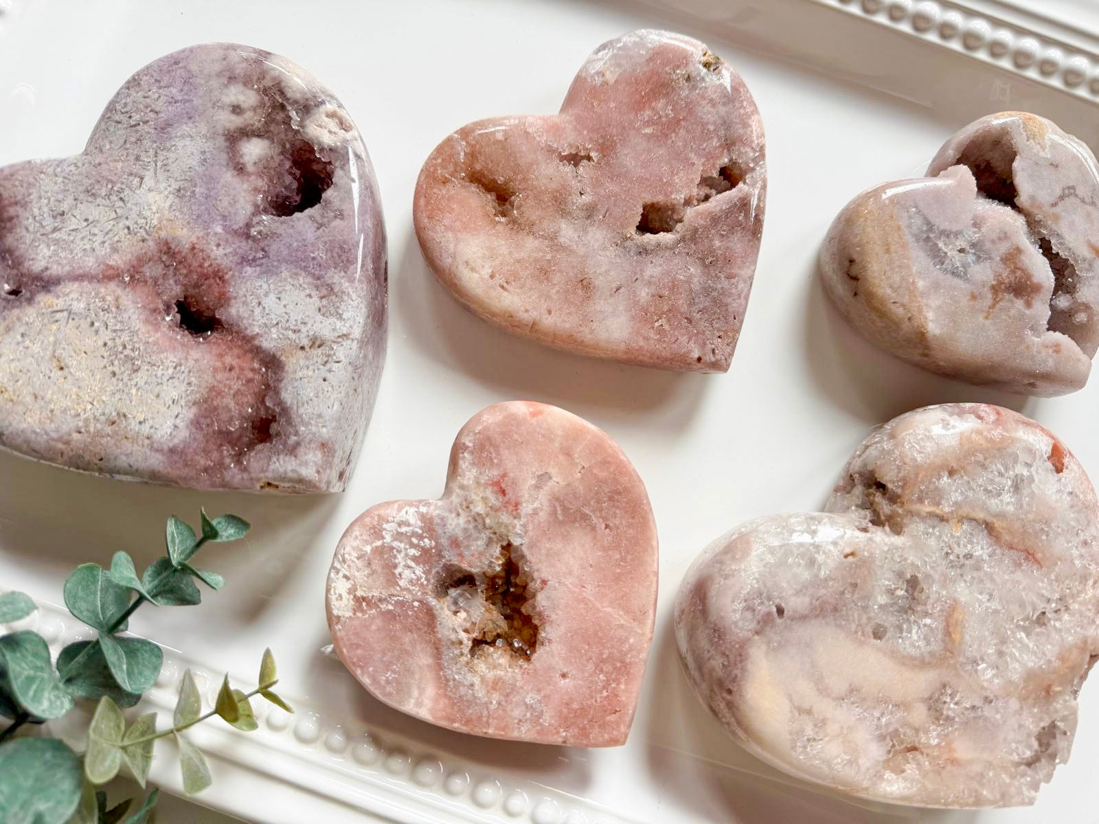 Pink Amethyst Heart Large || Brazil
