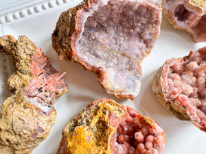 Pink Calcite Geodes || Morocco