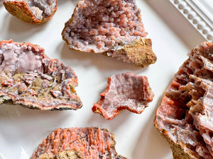 Pink Calcite Geodes || Morocco