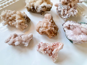 Pink Calcite Starburst Clusters || Morocco