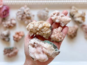 Pink Calcite Starburst Clusters || Morocco