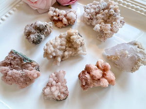 Pink Calcite Starburst Clusters || Morocco