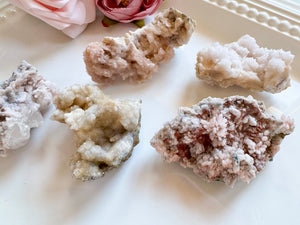 Pink Calcite Starburst Clusters || Morocco