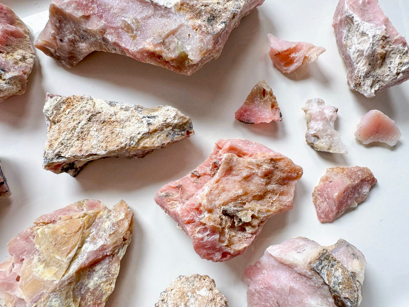 Pink Opal Raw Pieces || Peru