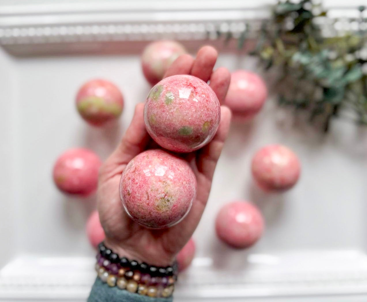 Pink Zoisite Sphere
