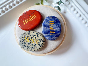 Pocket Intentions || Crystal Flat Palm Stone