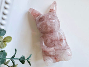 "Pocket Lightening Mouse" Cartoon Crystal Carving