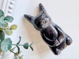 "Pocket Lightening Mouse" Cartoon Crystal Carving