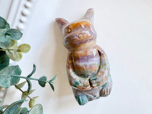 "Pocket Lightening Mouse" Cartoon Crystal Carving