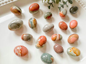 Polychrome Jasper Round Tumbled Stone