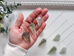 Prasiolite Pendulum