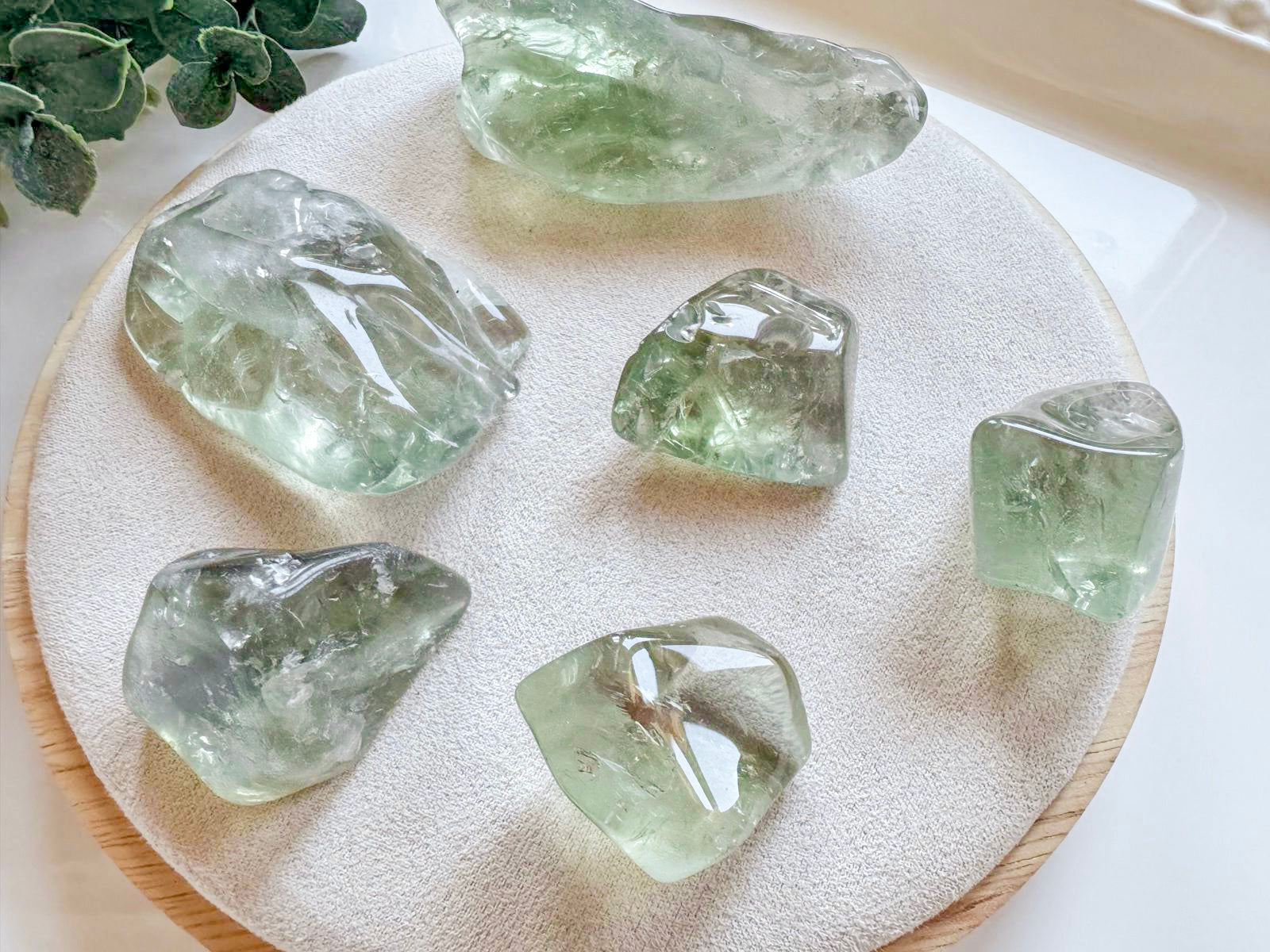 Prasiolite Tumbled Stone