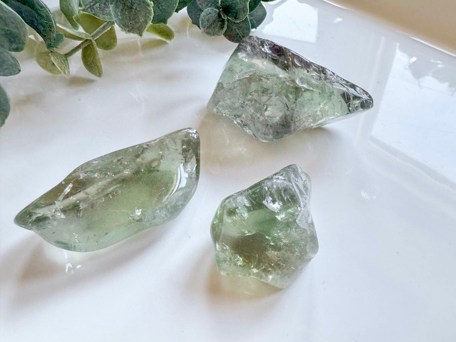 Prasiolite Tumbled Stone