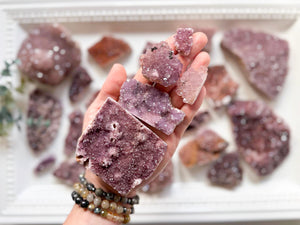 Psudomorph Amethyst with Calcite & Barite || Kütahya, Turkey