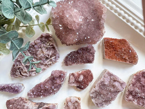 Psudomorph Amethyst with Calcite & Barite || Kütahya, Turkey