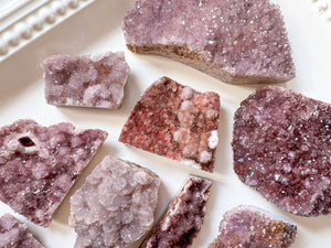 Psudomorph Amethyst with Calcite & Barite || Kütahya, Turkey