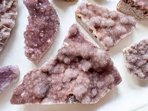 Psudomorph Amethyst with Calcite & Barite || Kütahya, Turkey