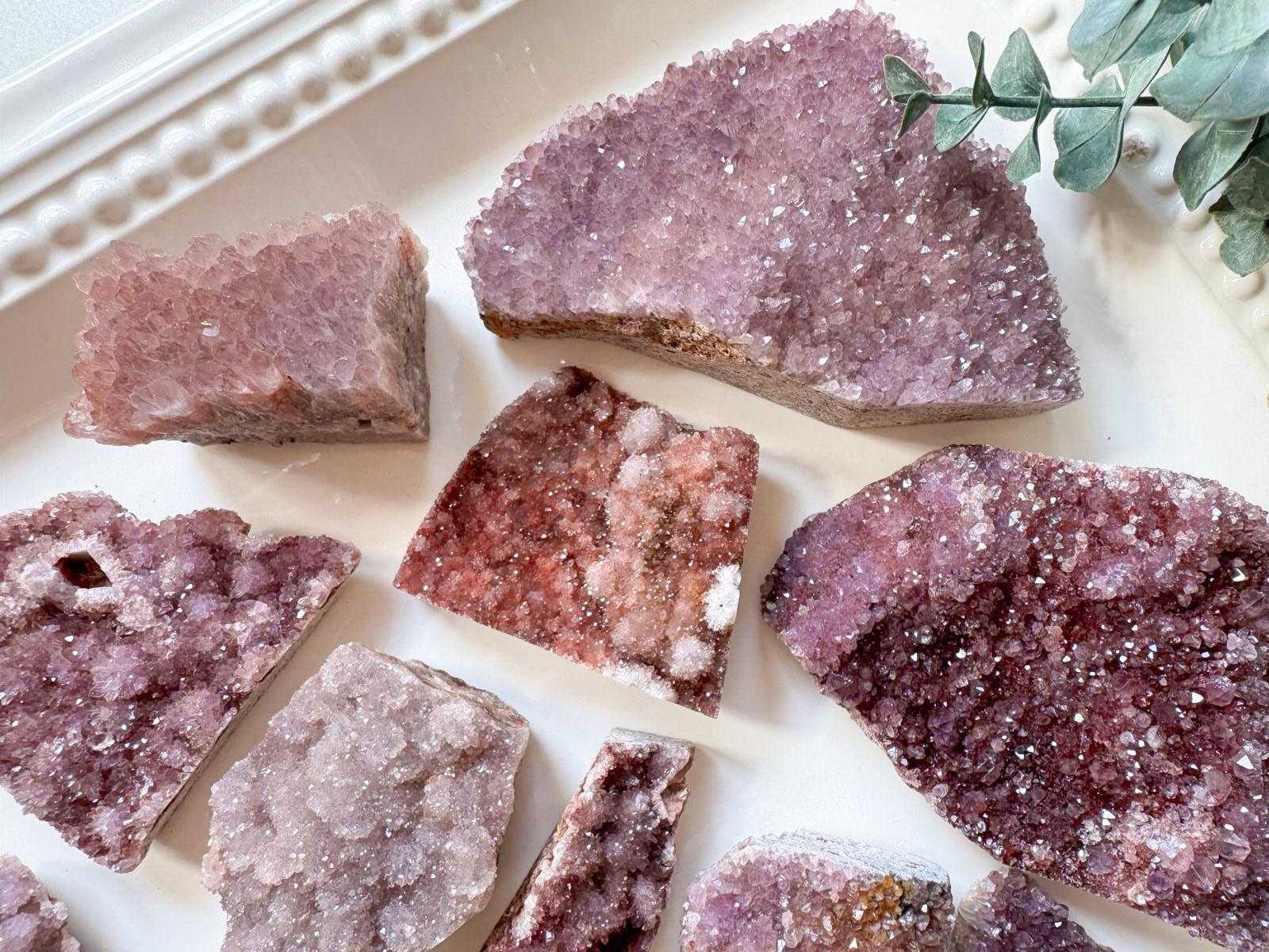 Psudomorph Amethyst with Calcite & Barite || Kütahya, Turkey