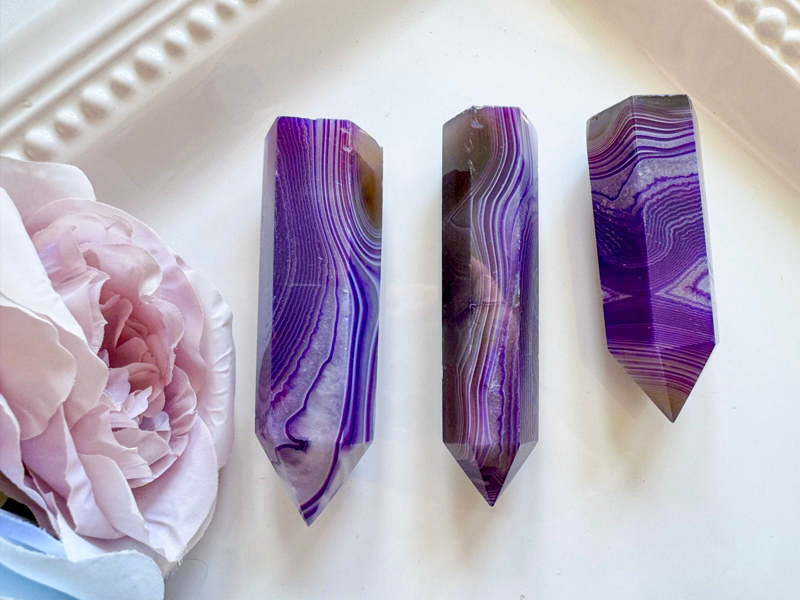 Purple Banded Agate Point
