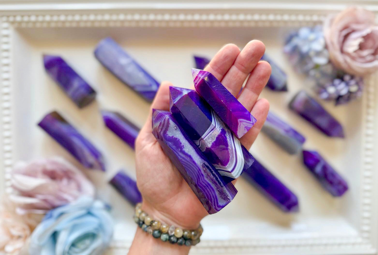 Purple Banded Agate Point
