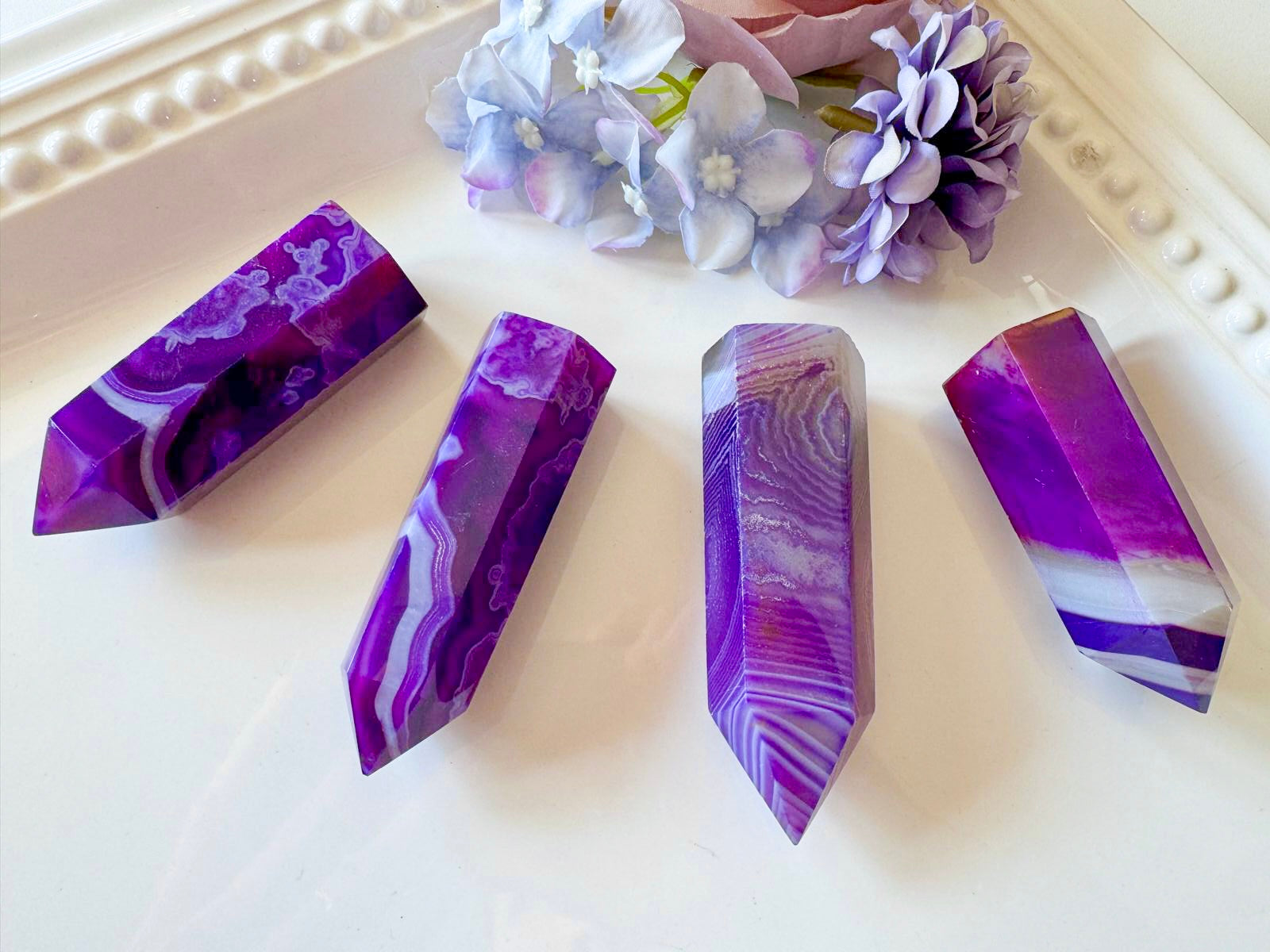 Purple Banded Agate Point
