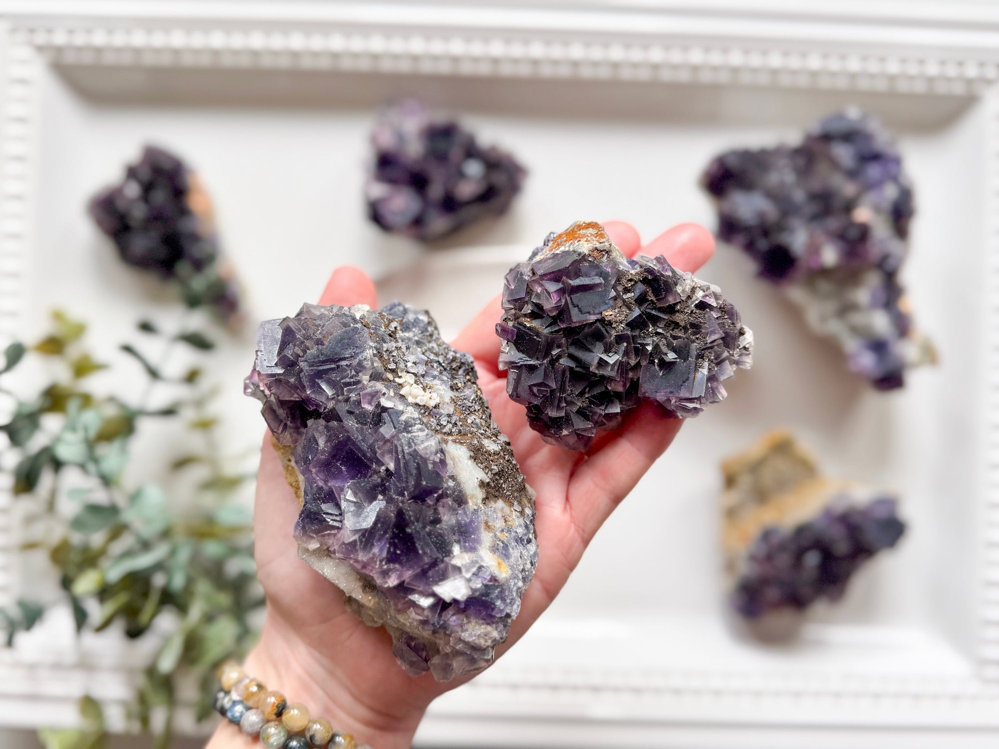 Purple Cubic Fluorite || Anhui Province, China