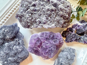 Purple Fluorite Cubic & Botryoidal Fluorite || Zhejiang
