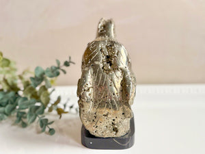 Pyrite Wolf Carving || Peru