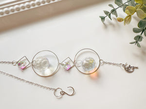 Rainbow Catcher Window Hanger || Silver Hoop
