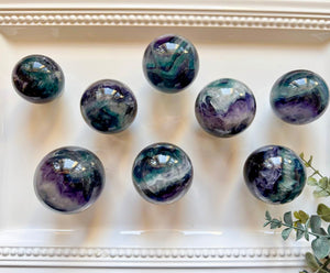 Rainbow Fluorite Sphere