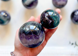 Rainbow Fluorite Sphere