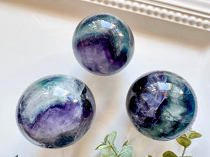 Rainbow Fluorite Sphere
