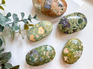 Rainforest Jasper Palm Stone