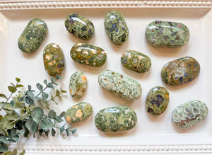 Rainforest Jasper Palm Stone