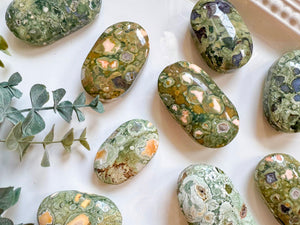 Rainforest Jasper Palm Stone