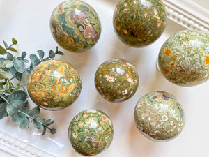 Rainforest Jasper Sphere