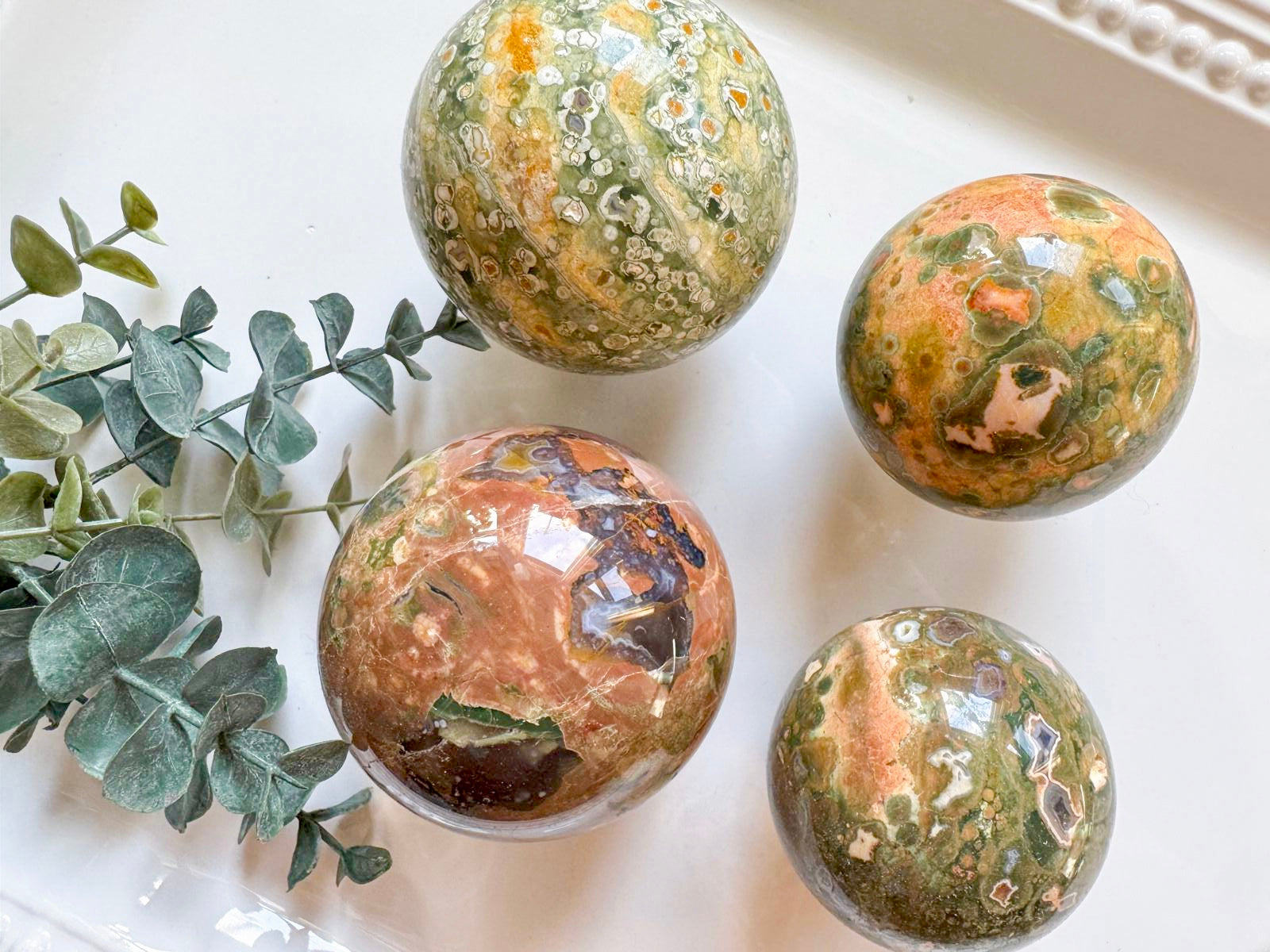 Rainforest Jasper Sphere