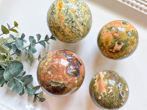 Rainforest Jasper Sphere