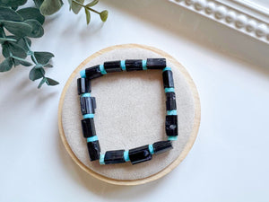 Raven Beaded Bracelet || Reiki Infused || Limited Edition (In store)