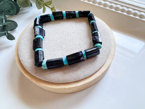 Raven Beaded Bracelet || Reiki Infused || Limited Edition (In store)