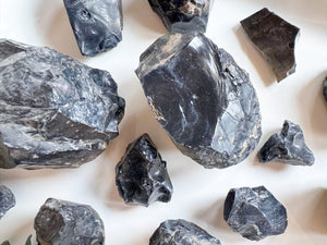 Raw Black Obsidian || Utah

