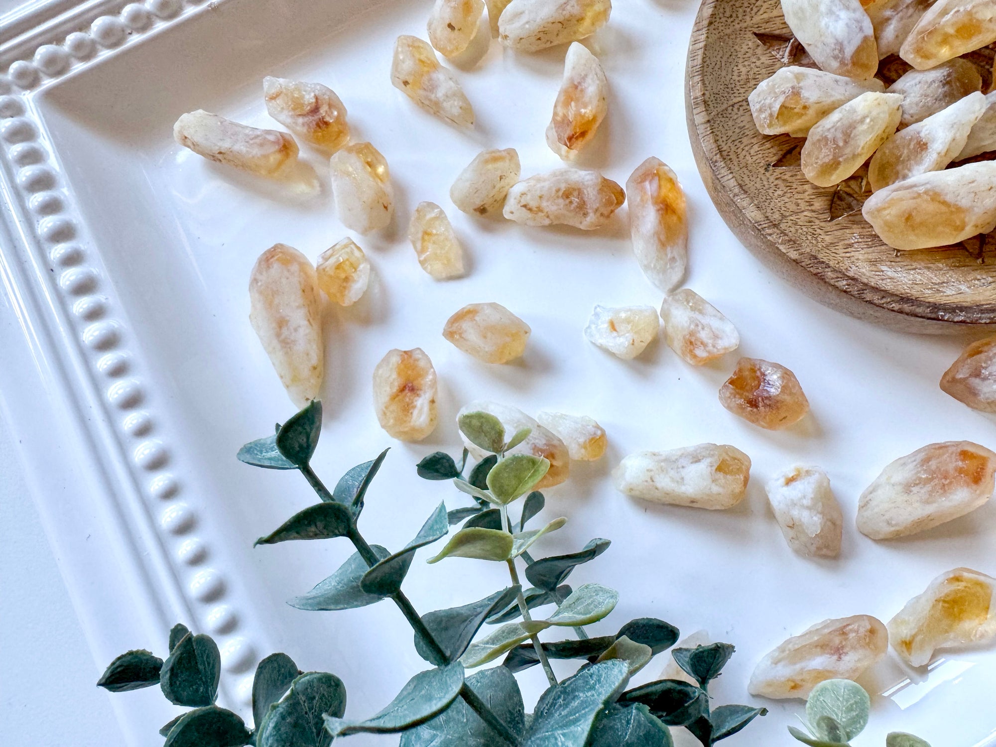 Raw Citrine Teeth
