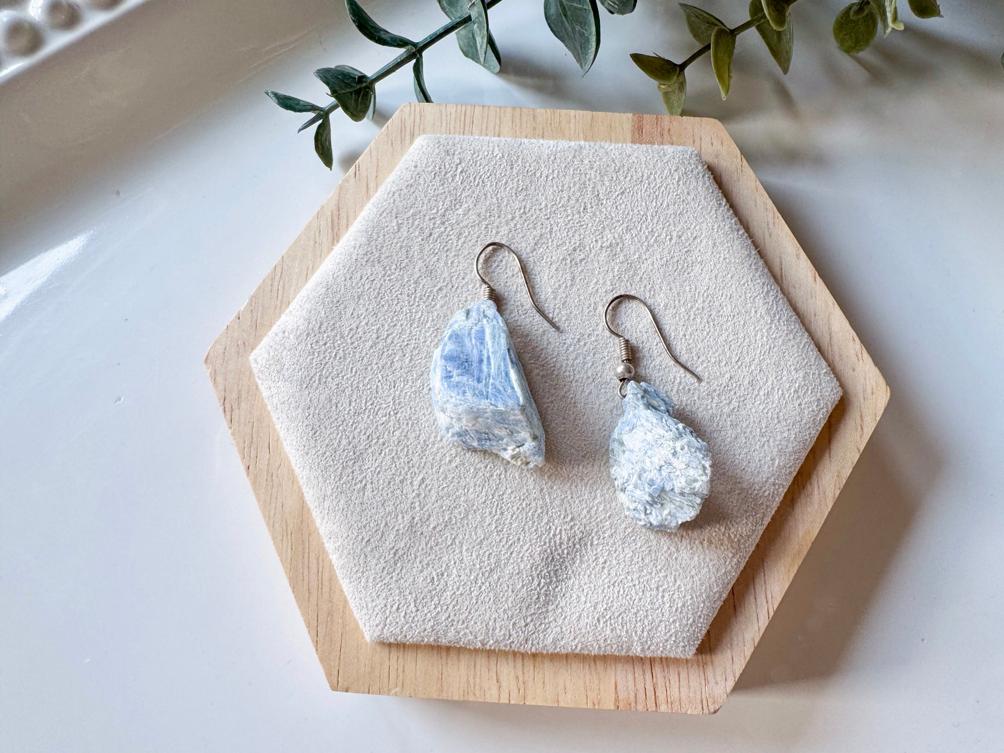 Raw Crystal Drop Earring