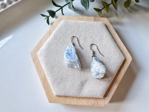 Raw Crystal Drop Earring