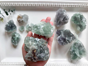 Raw Frosty Fluorite || Xianghualing Mine