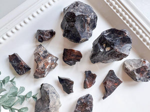 Raw Mahogany Obsidian || Utah
