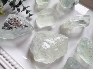 Raw Mint Green Fluorite