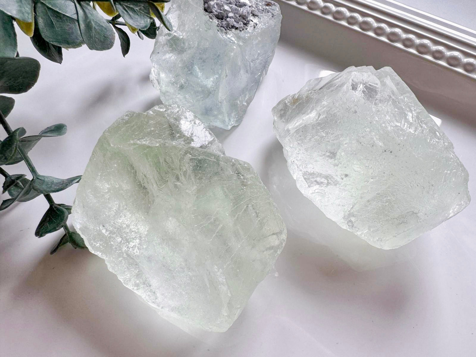 Raw Mint Green Fluorite